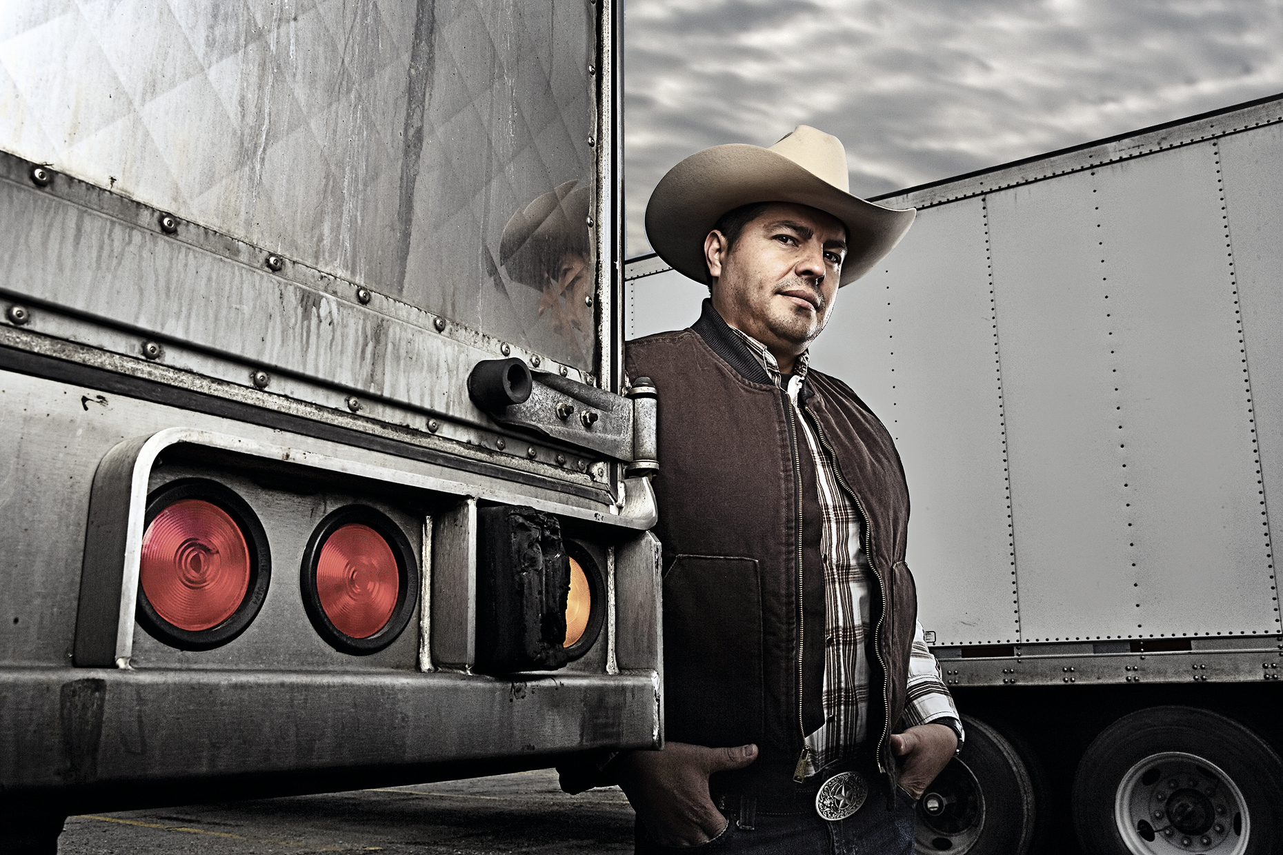 International Trucks, Navistar. Lone star ad campaign Andy Goodwin Photography cowboy